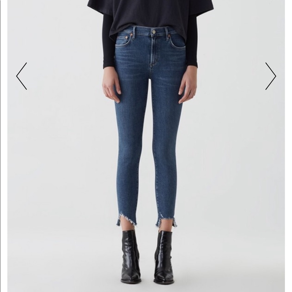 Agolde Sophie Hi Rise Skinny Crop